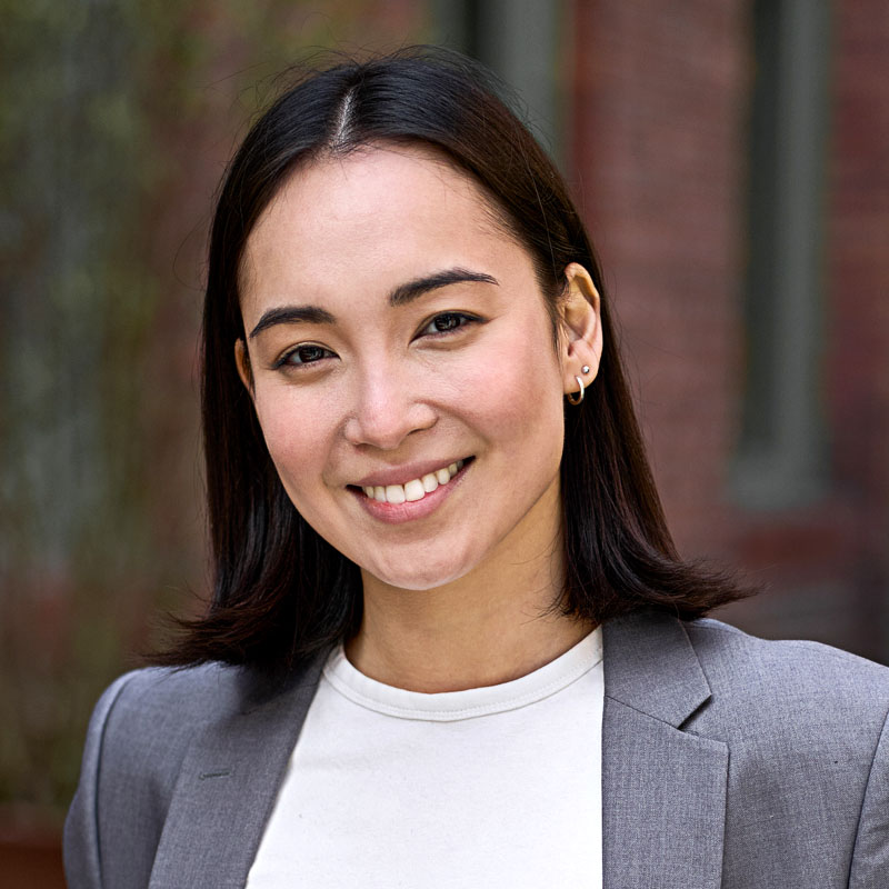Portrait photo of company CEO, Sarah Chen